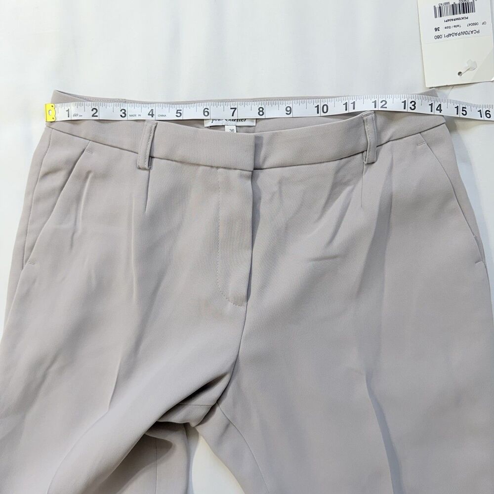 Anne Valerie Hash Pour Cartier Tapered Pants EU 36 Gray Minimalist Designer NWT - Picture 11 of 15
